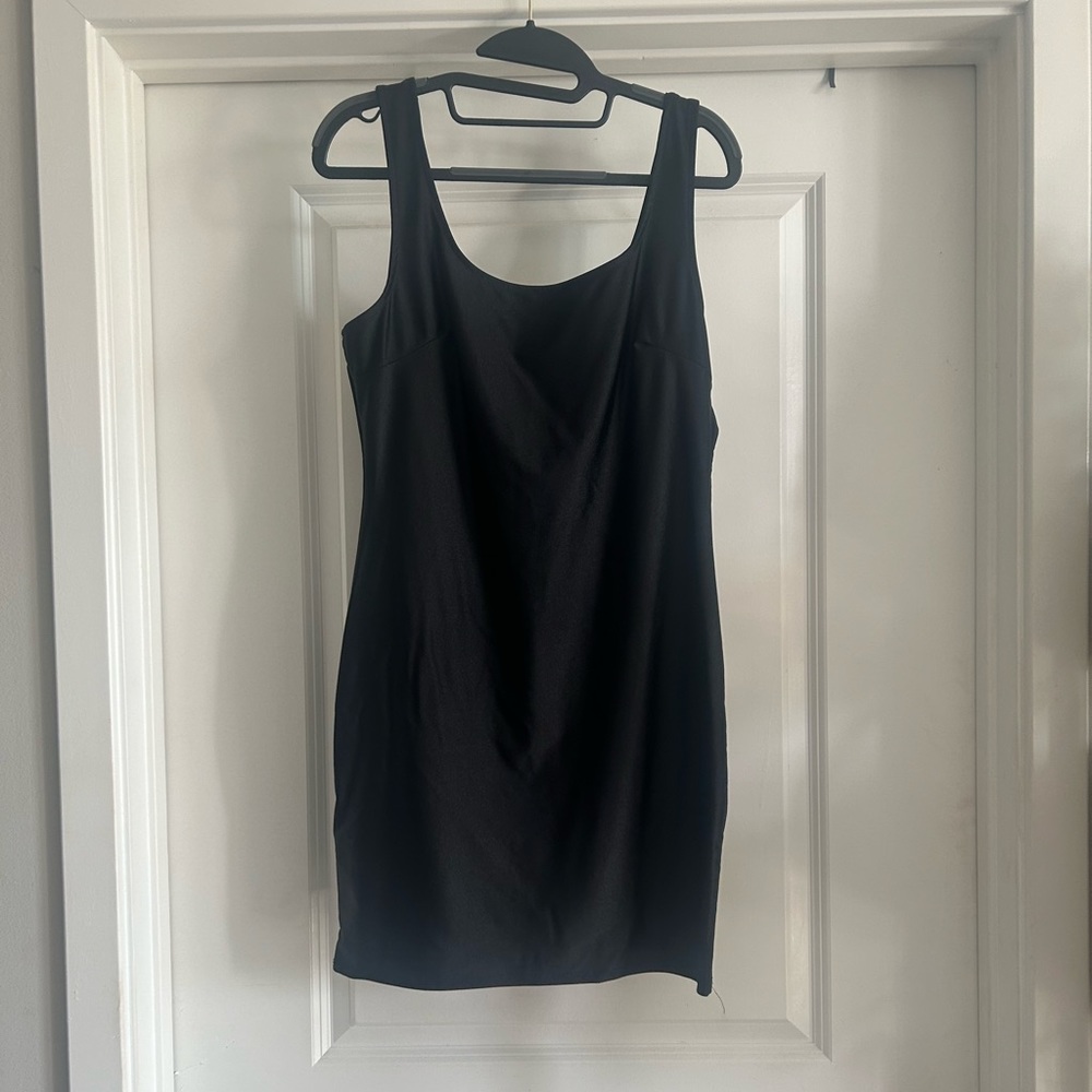 Black spandex dress